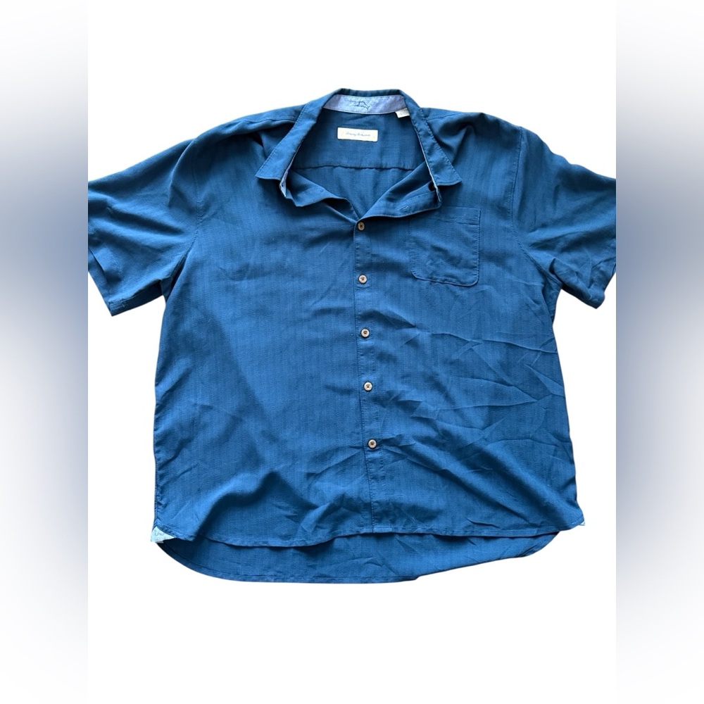 Tommy Bahama Deep Blue Casual Button Down Shirt